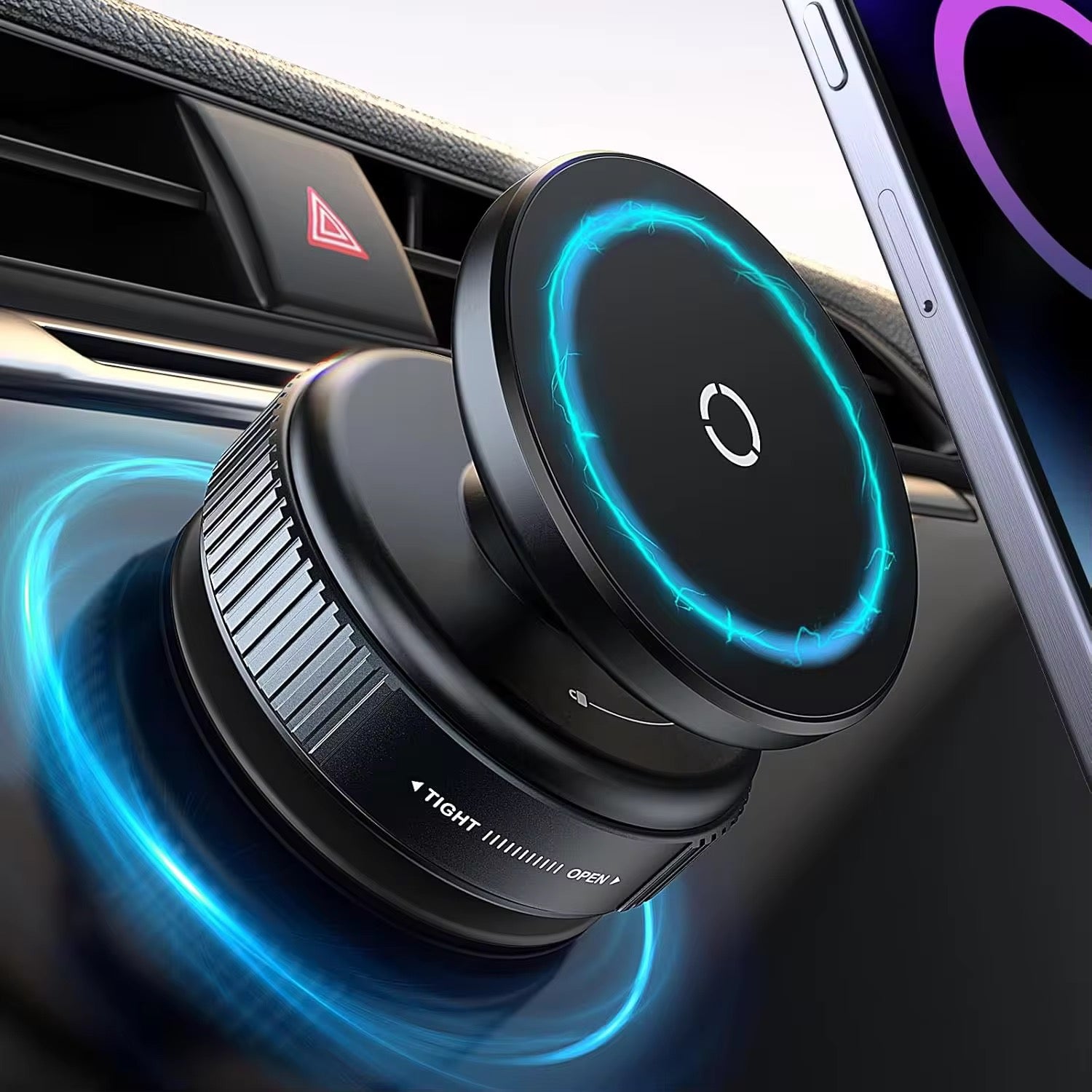 Magnetic vacuum phone holder | Car Mount - StopNshop