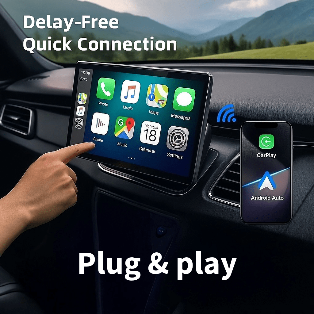 Wireless Adapter for CarPlay and Android Auto - StopNshop
